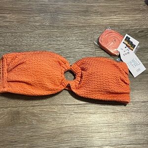 Time and Tru Bandeau Bikini Top size small